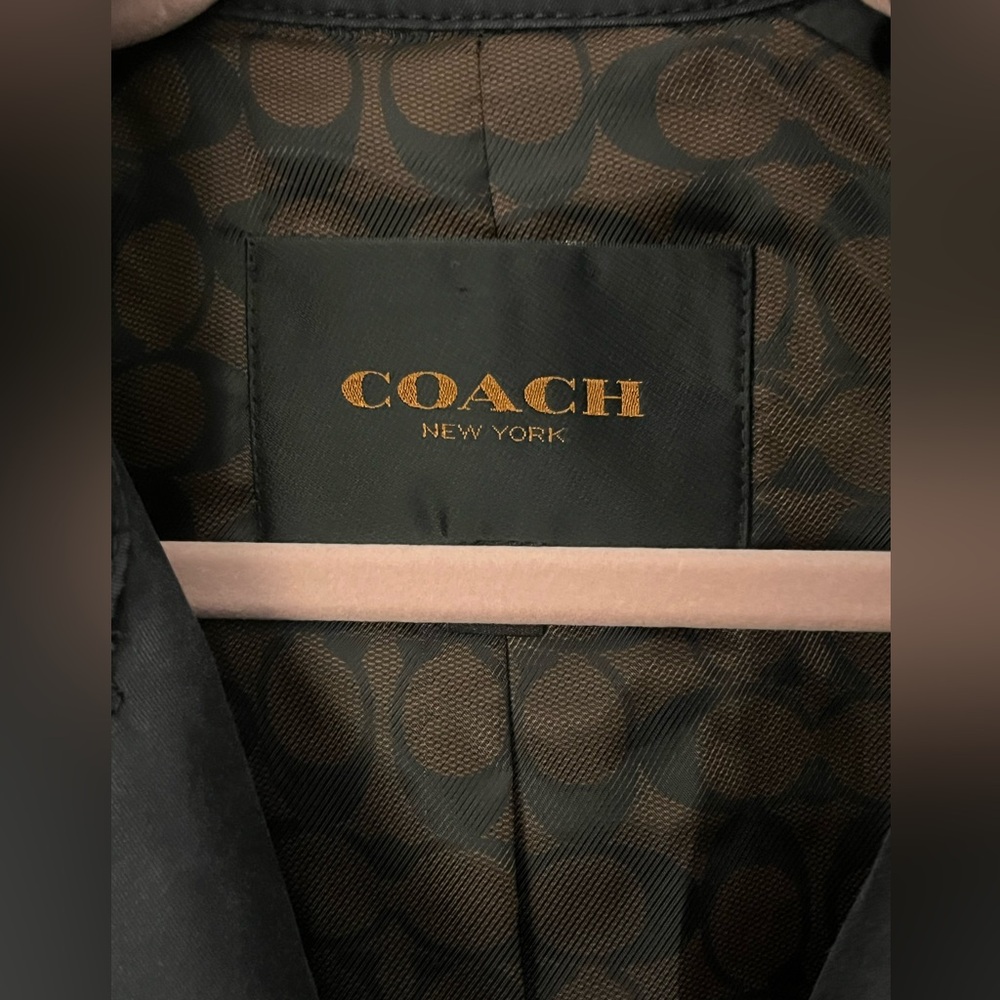 Coach Black And Brown Patterned Jacket - image 2